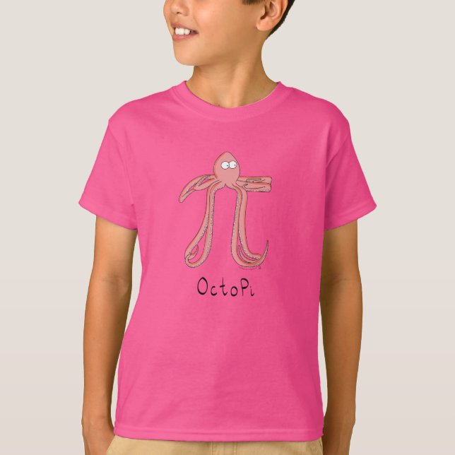 Funny Math Teacher Octopus T-Shirt (Vorderseite)
