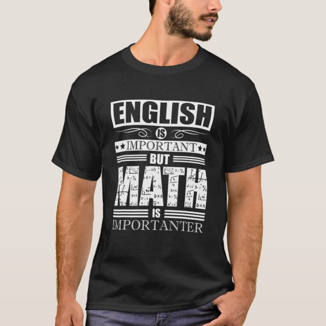 Funny Math Zitat Mathematik Nerd Geek Algebra Cou T-Shirt (Vorderseite)