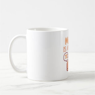 Funny Mathe ist ein Stück Pie Pi Pun Kaffeetasse