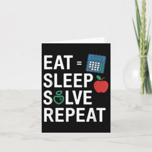 Funny Mathe Lehrer Algebra Cl Back to School Karte