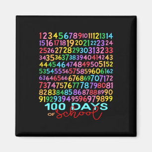 Funny Mathe Numbers 100. Schullehrer Kind Magnet