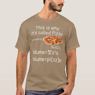 Funny Mathe und Pizza Gleichung Funny Mah und Pizz T-Shirt
