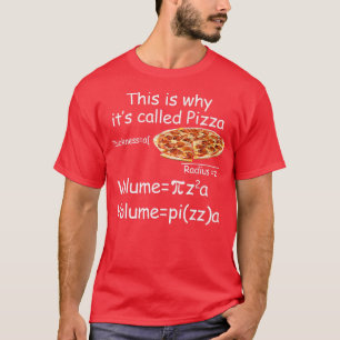 Funny Mathe und Pizza Gleichung Funny Mah und Pizz T-Shirt