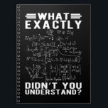 Funny Mathematician Physiclehrer Science Nerd Notizblock<br><div class="desc">Funny Mathematician Physicis Lehrer Science Nerd. Funny Mathe Physics Lover.</div>