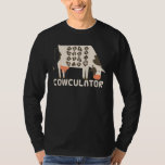 Funny Mathematics - Cowculator T-Shirt<br><div class="desc">Funny Mathematics - Cowculator</div>