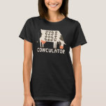 Funny Mathematics - Cowculator T-Shirt<br><div class="desc">Funny Mathematics - Cowculator</div>