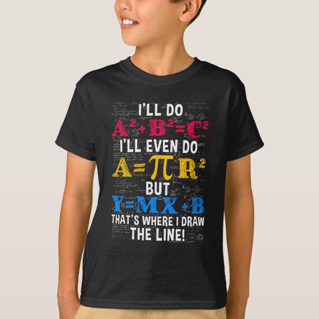 Funny Mathematik Lehrer Spaß Algebra Mathematik Jo T-Shirt (Vorderseite)