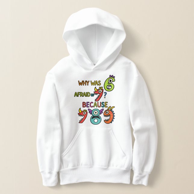 Funny Maths Numbers Hoodie for Kids (Ablage )
