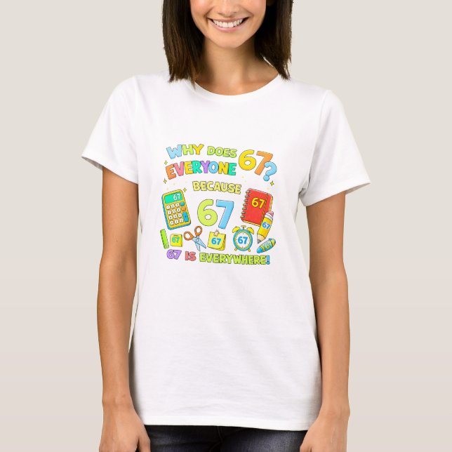 Funny Maths Numbers Joke T Shirt for Kids (Vorderseite)