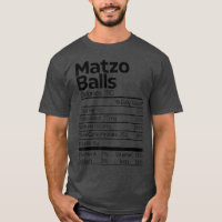 Funny Matzo Balls Nutrition Fact Christmas Hanukka