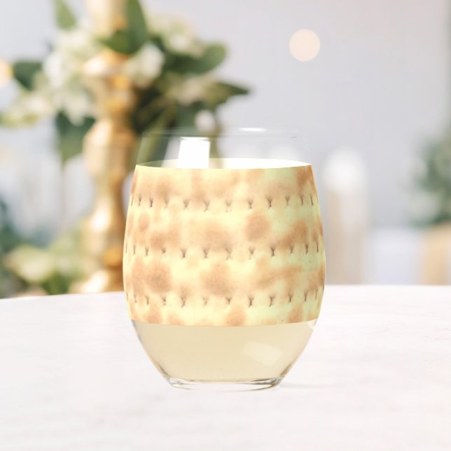 Funny Matzo Passover 4Yael Weinglas Ohne Stiel (Insitu (Hochzeit))