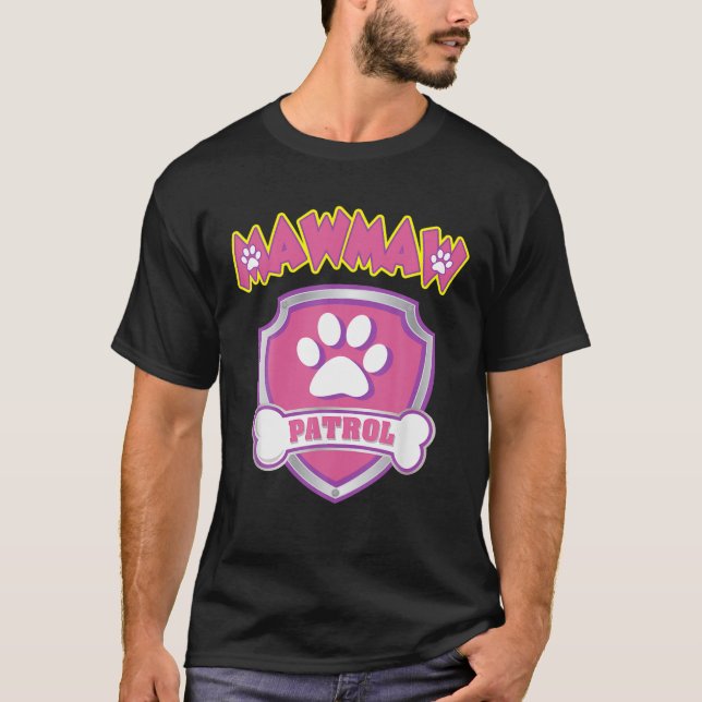 Funny Mawmaw Patrol - Hund Mama Vater für Männer F T-Shirt (Vorderseite)