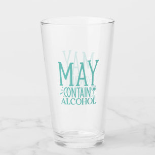 Funny - May enthält Alkohol Glas