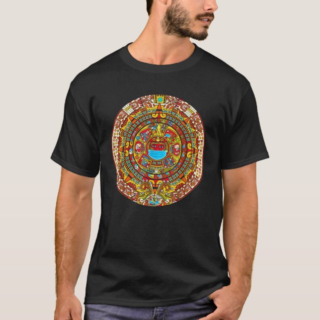 Funny Maya Aztec Kalender Shirt 2020 Ancient Nati (Vorderseite)