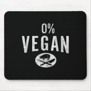 Funny Meat Eaters &Amp; Carnivores Vegan - Barbecu Mousepad