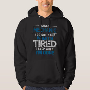 Funny Mechanic Spaß Graphic Design Hoodie