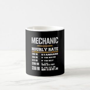 Funny Mechanic Stundensatz Kaffeetasse
