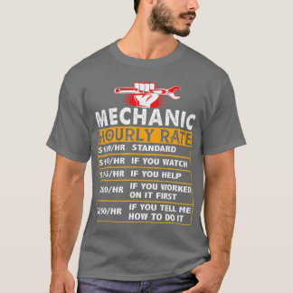 Funny Mechanly Stundenzins - Geschenk für M T-Shirt