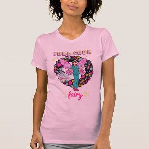 Funny Med Scrub "Full Code Fairy" Niedlich ER, RN  T-Shirt