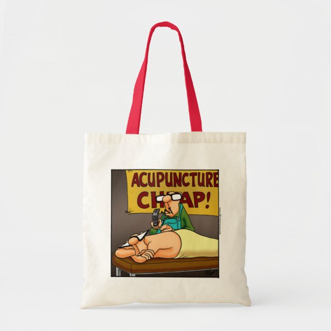 Funny Medical Acupuncture Tote Bag Tragetasche (Vorne)