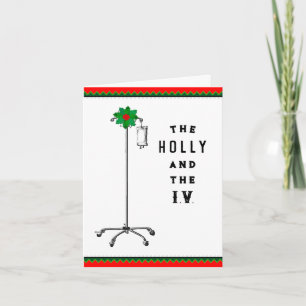 Funny Medical Christmas Holiday Card Feiertagskarte