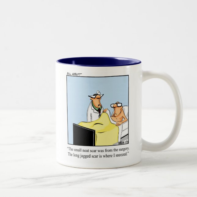 Funny Medical/ Get Well Spaß Tasse (Rechts)