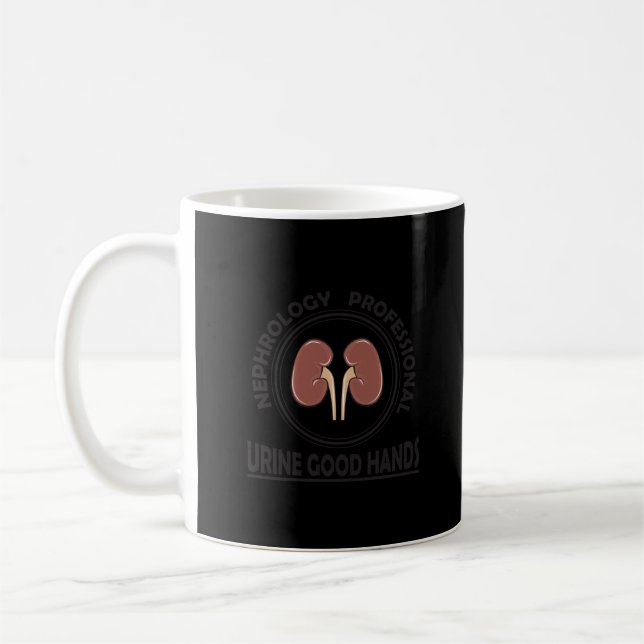 Funny Medical Health Nephrology Urin Niere puff Kaffeetasse (Links)