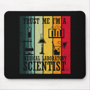 Funny Medical Labrador Tech Wissenschaftler Spaß Mousepad