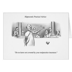 Funny Medical Spaß Blank Greeting Card