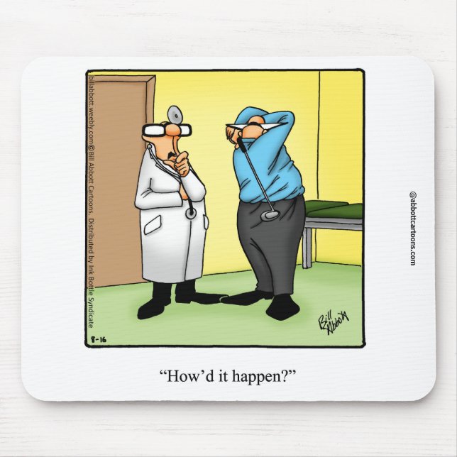 Funny Medical Spaß Mousepad (Vorne)