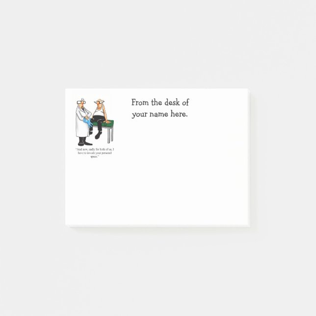 Funny Medical Spaß Personalizable Post It Notes Post-it Klebezettel (Vorderseite)