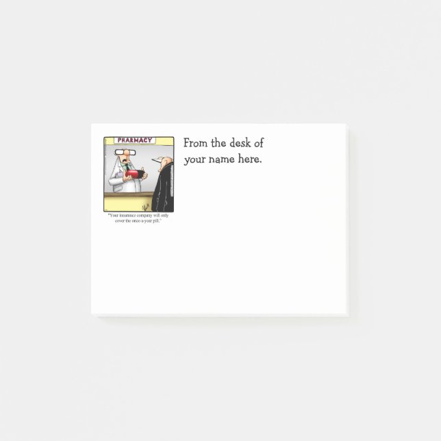 Funny Medical Spaß Personalizable Post It Notes Post-it Klebezettel (Vorderseite)