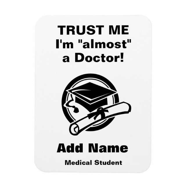 Funny Medical Student Magnet (Vertikal)
