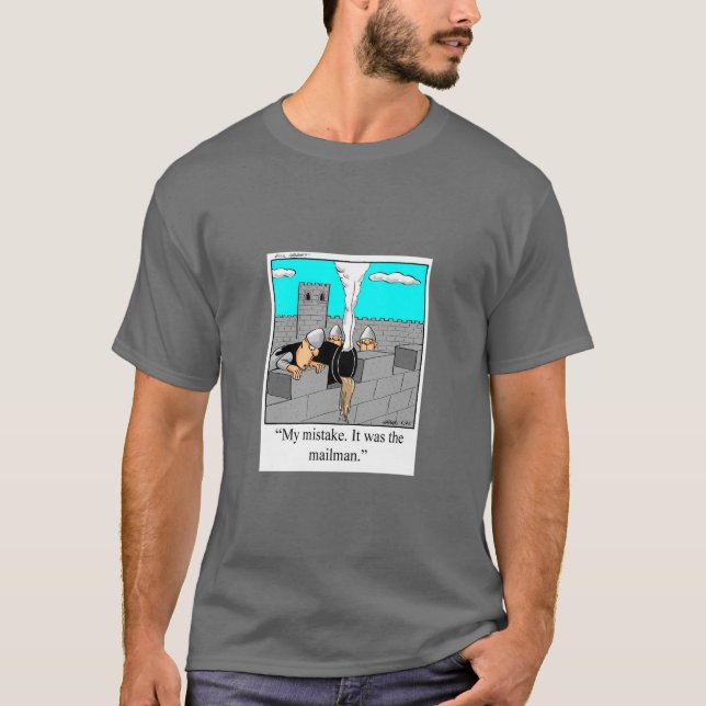 Funny Medieval Spaß Tee Shirt (Vorderseite)