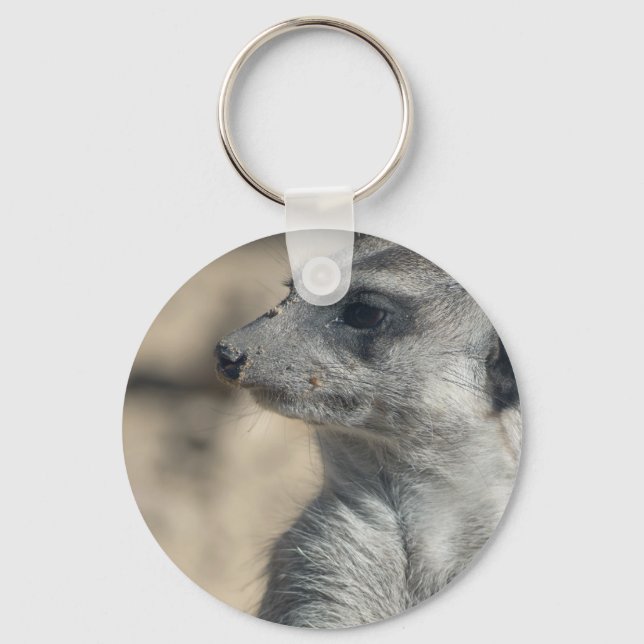Funny Meerkat Schlüsselanhänger (Vorderseite)