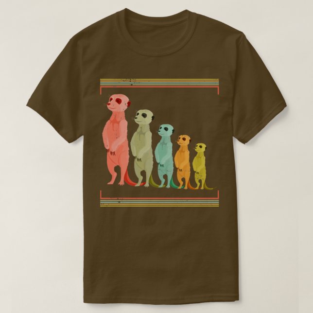 Funny Meerkat T-Shirt (Design vorne)