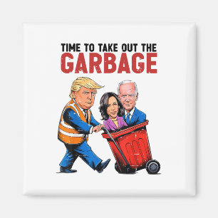 Funny Mega Trump Präsident 2024 Zeit, um G Magnet