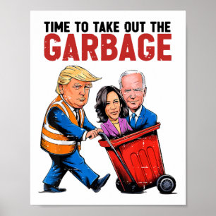 Funny Mega Trump Präsident 2024 Zeit, um G Poster