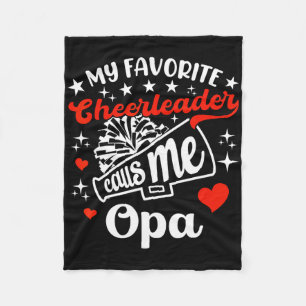Funny mein Lieblings-Cheerleader nennt mich Opa Ch Fleecedecke
