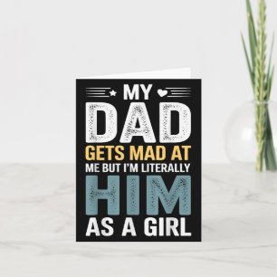Funny mein Vater wird mir schlecht, aber ich bin i Karte