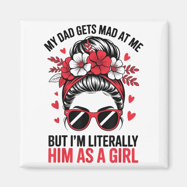 Funny mein Vater wird mir schlecht, aber ich bin i Magnet (Vorne)