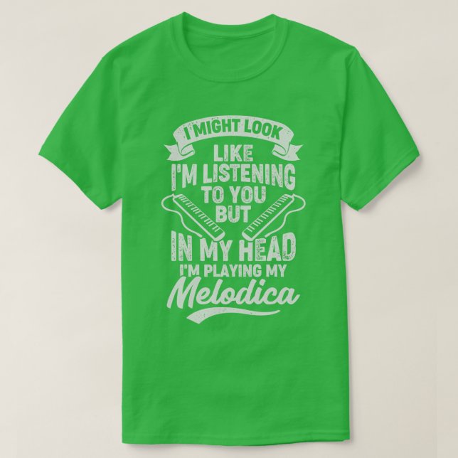 Funny Melodica Player Gift T-Shirt (Design vorne)