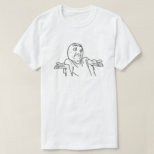 Funny Mem Gesicht, die wissen T-Shirt (Design vorne)
