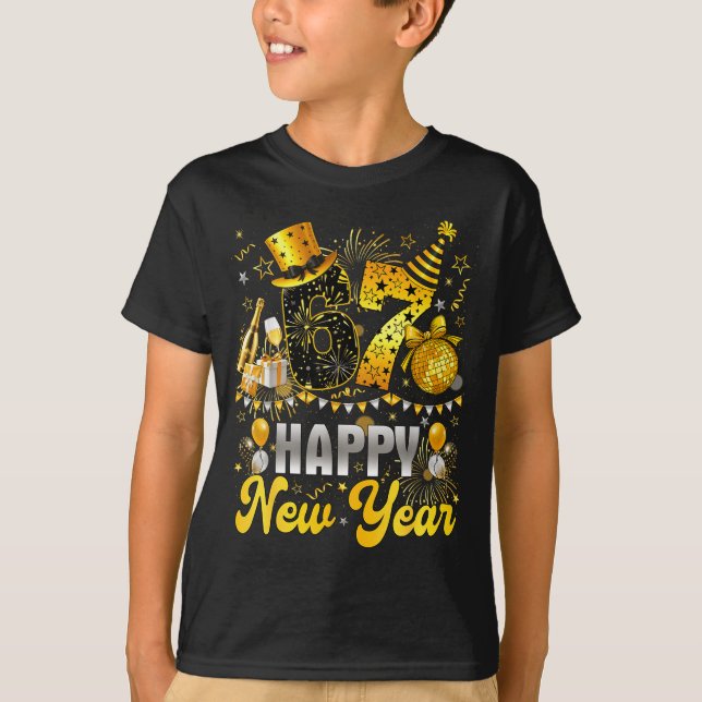 Funny Meme 67 Happy New Year 2026 Six Seven Family T-Shirt (Vorderseite)