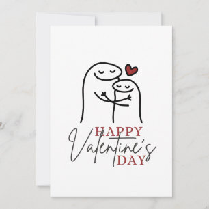 Funny Meme Couple Valentine's Day Card Quirky Einladung