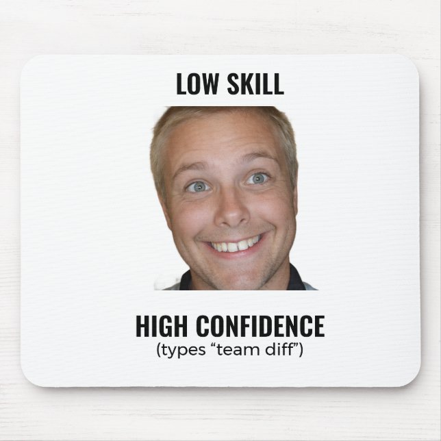 Funny Meme Gamer Mousepad Low Skill (Vorne)