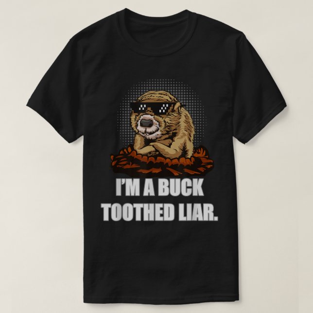 Funny Meme Groundhog Day Shirt für Kinder Männer F (Design vorne)