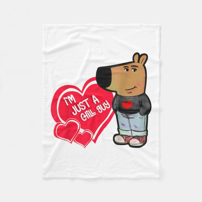 Funny Meme Ich bin nur ein Kill Typ Valentine Coup Fleecedecke (Vorderseite)