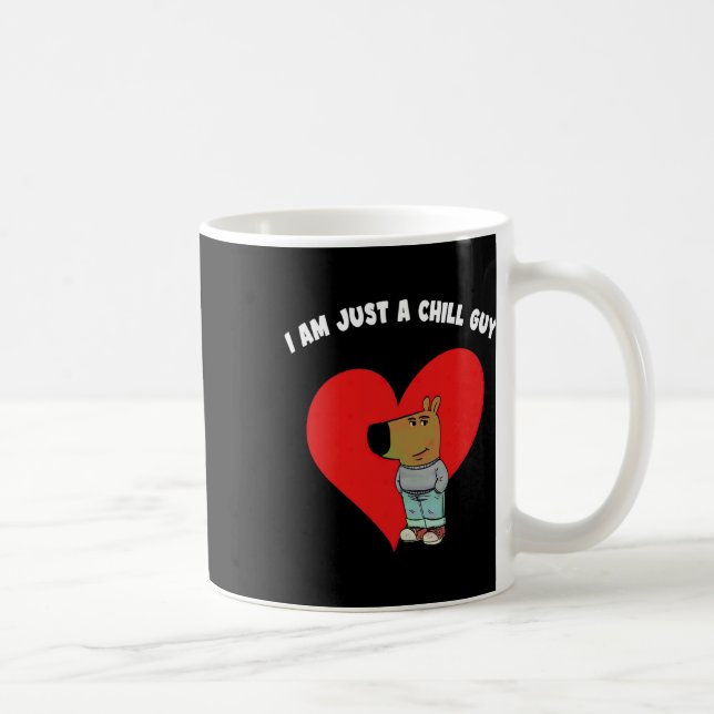 Funny Meme Ich bin nur ein Kill Typ Valentine Coup Kaffeetasse (Rechts)