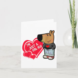 Funny Meme Ich bin nur ein Kill Typ Valentine Coup Karte